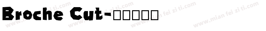 Broche Cut字体转换